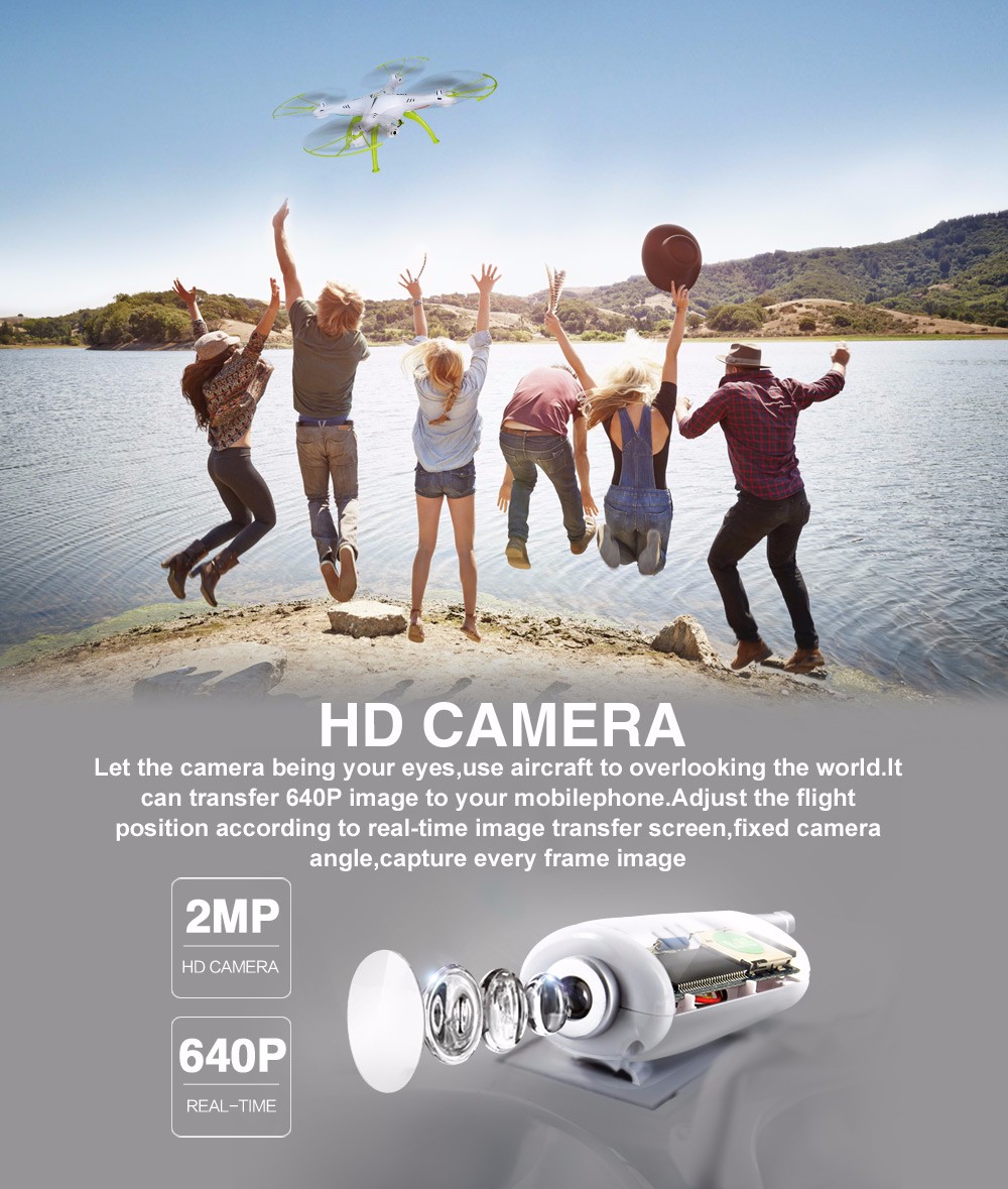 AdultToysSYMAX5HWrcdronehubschrauberTarantulaFPV24GHzPressureFour-axishigh-definitioncamerawithWIFIHDCamera-32797564354