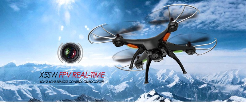 FreeShippingSYMAX5SW-1WIFIDroneWithFPVCameraHeadlessRealTimeX5C-1RCQuadcopterHelicopterWith5Batteries-32702395275